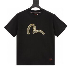 Brocade Seagull Patch Drop Shoulder T Shirt Men's